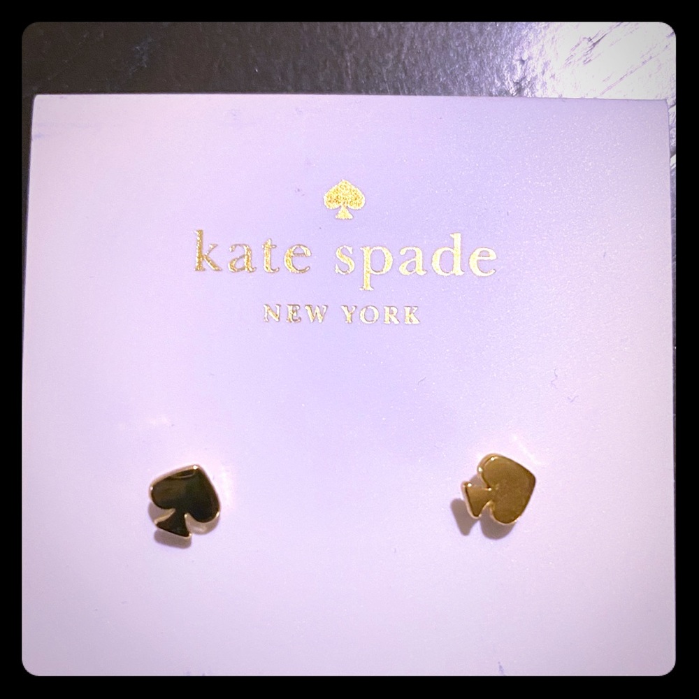 Kate Spade “Spade” stud earrings